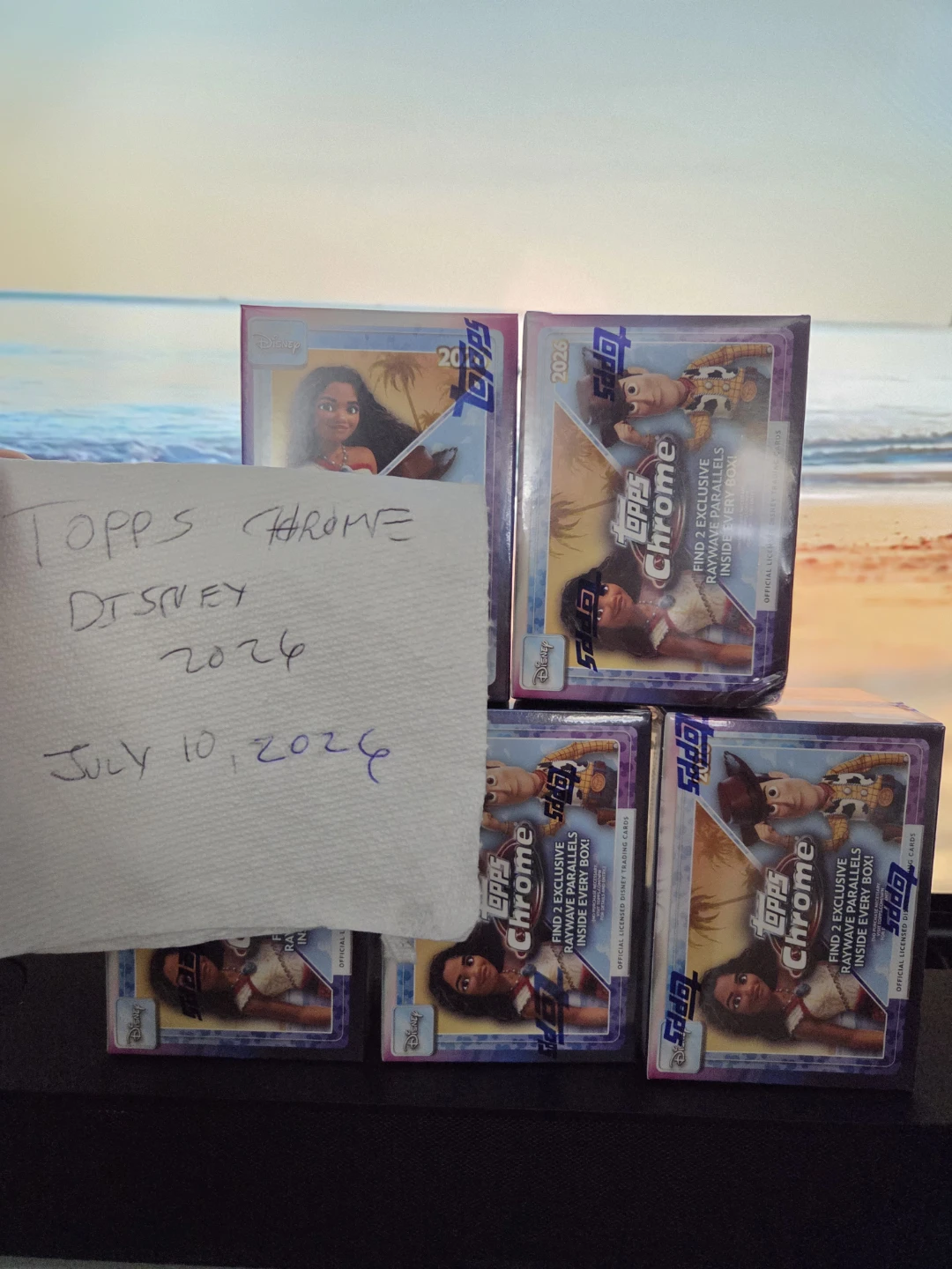 Topps Chrome 2026 Disney Trading Card Blaster Box