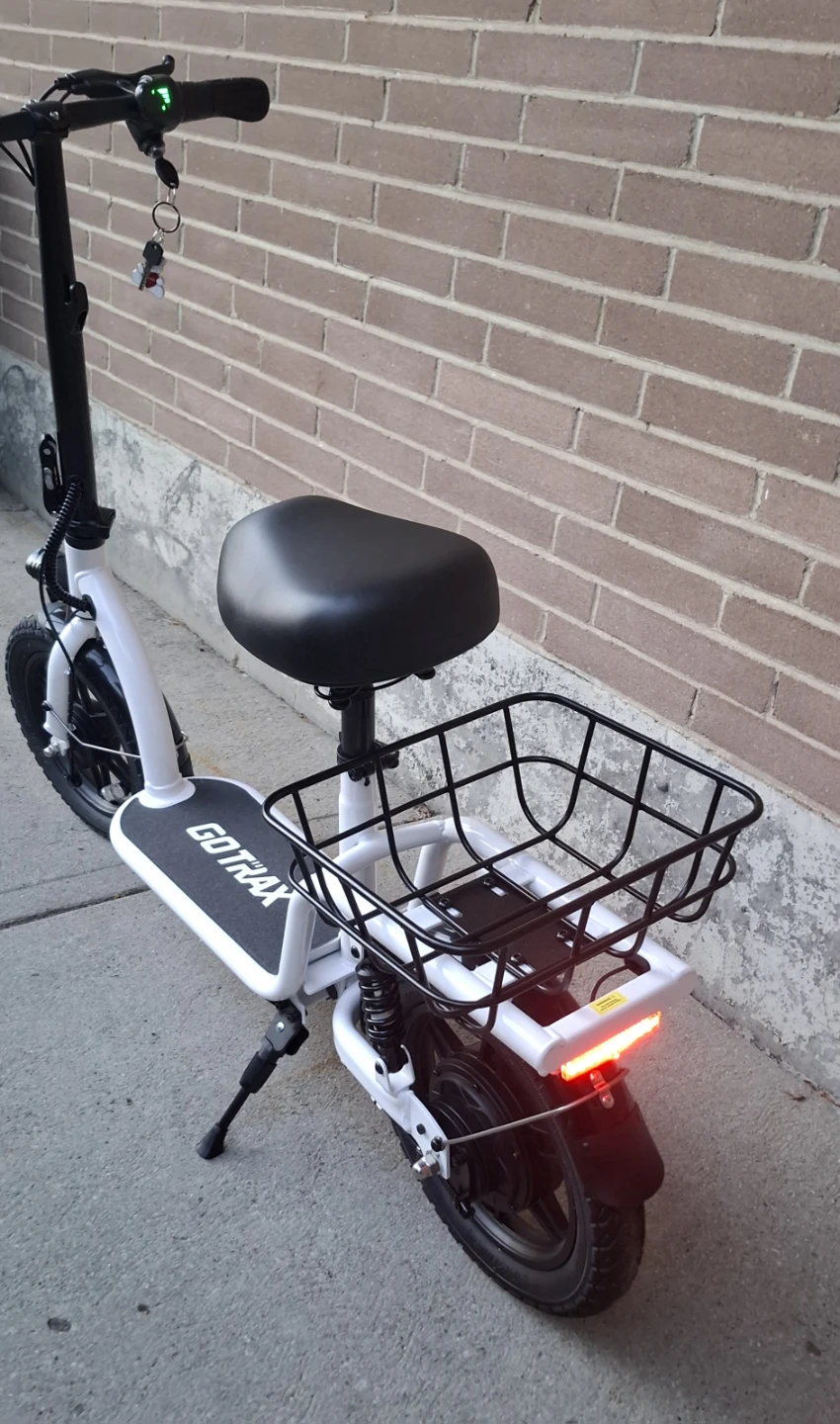 GOTRAX Electric Scooter with Seat and Basket - photo 3