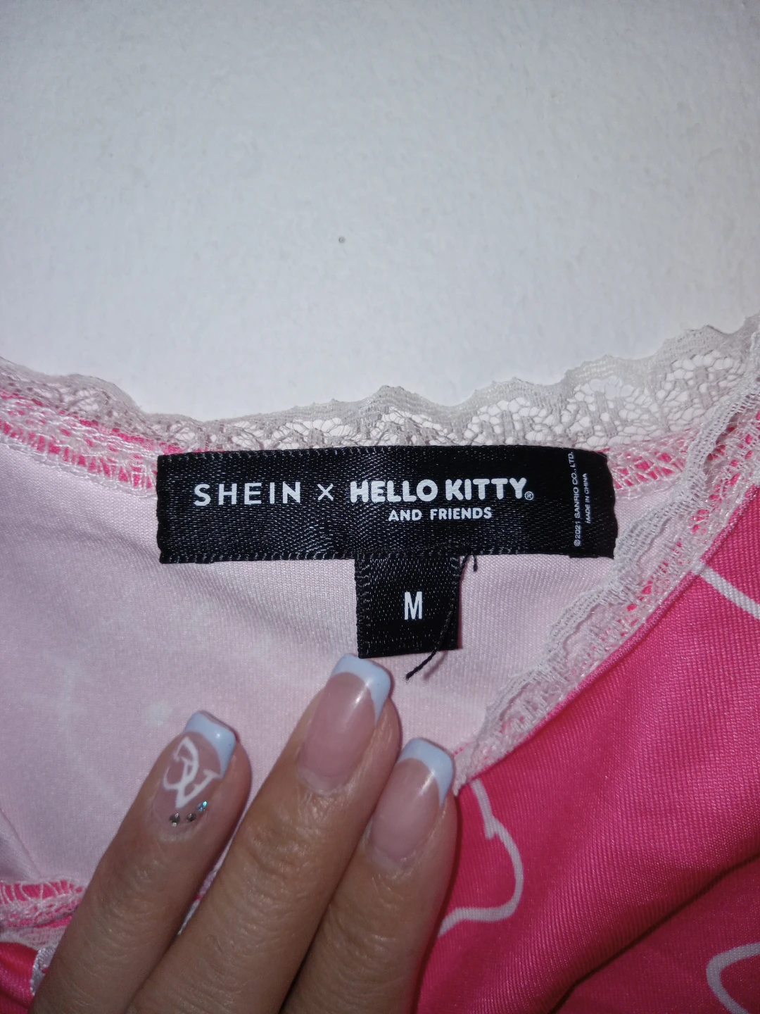 SHEIN x Hello Kitty Pink All-Over Print Mini Dress - photo 3