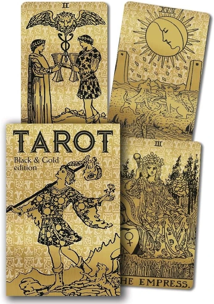 Rider Waite Tarot Black & Gold Edition Cards - photo 2
