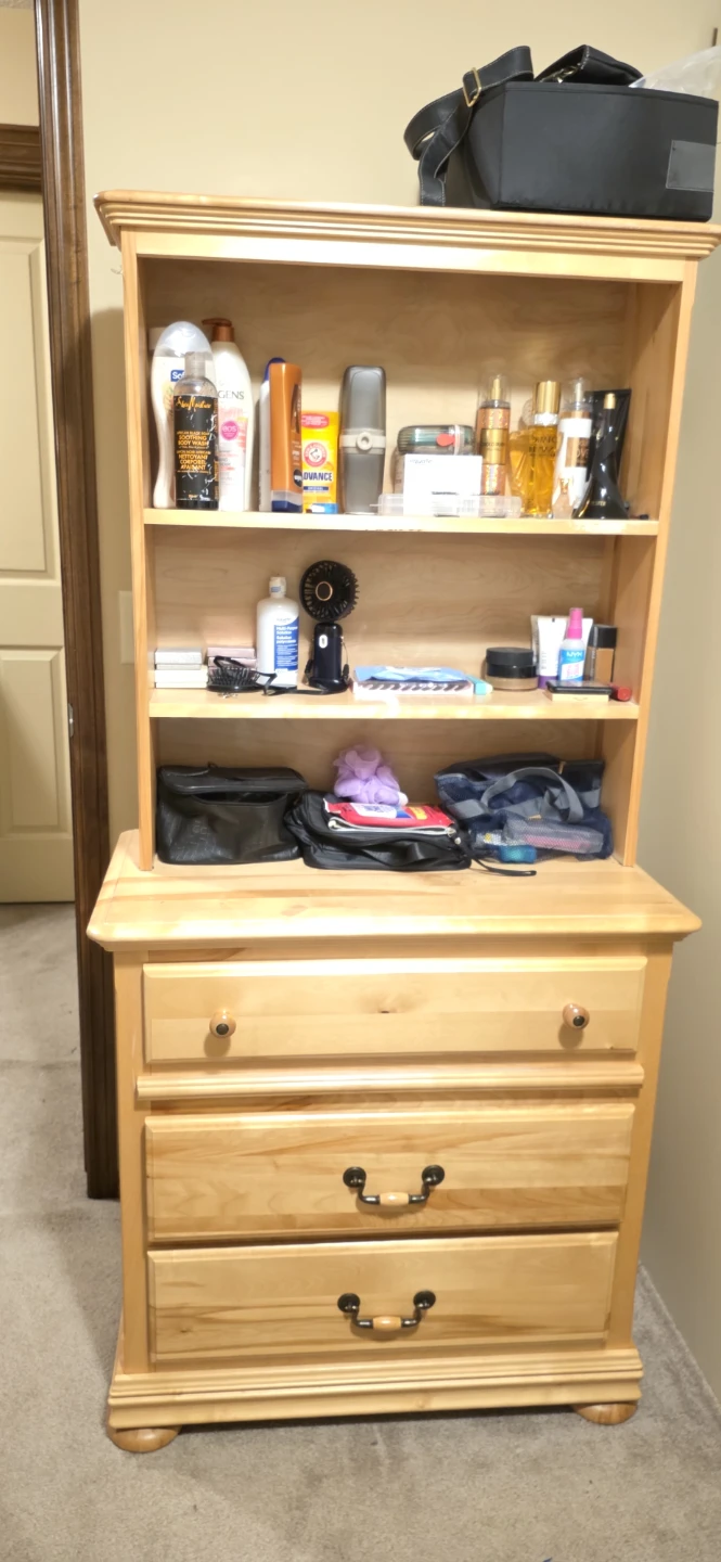 Solid Wood Twin Bed Frame with Storage Drawers - photo 4