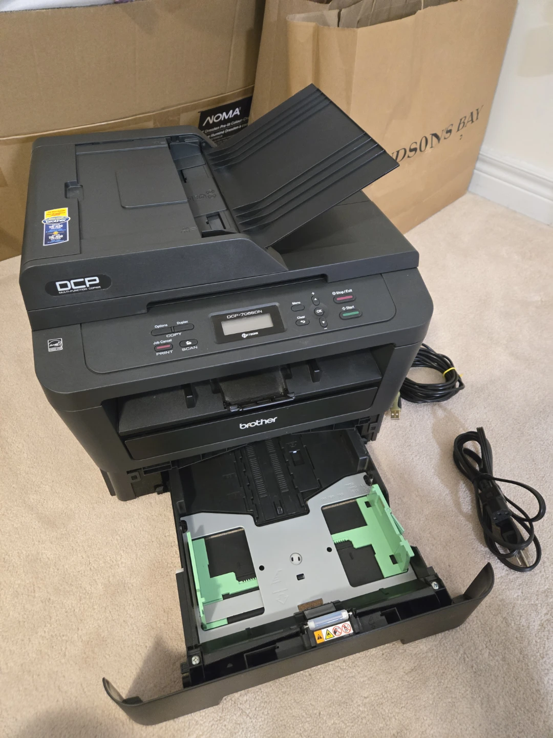 Brother DCP-7065DN All-in-One Laser Printer with USB Cable
