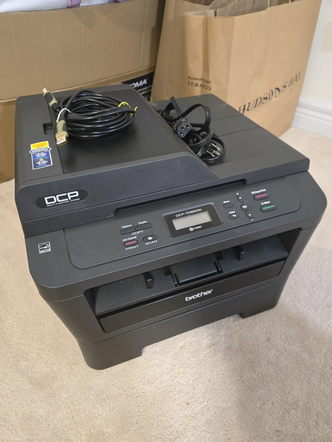 Brother DCP-7065DN All-in-One Laser Printer with USB Cable - photo 2