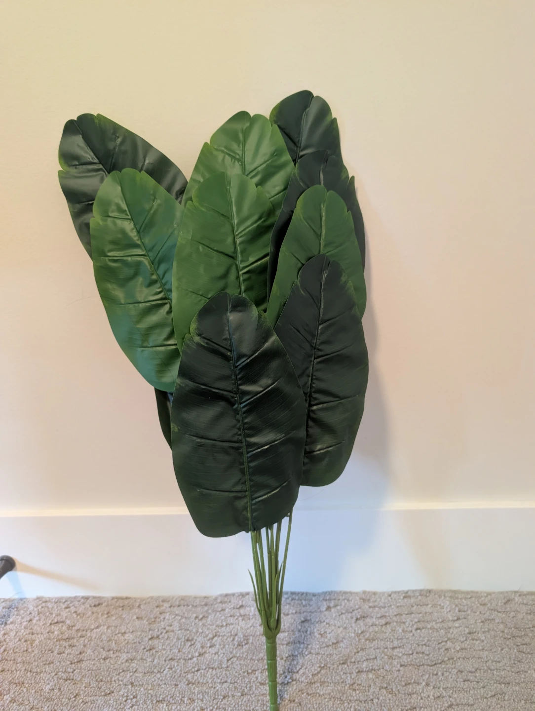 Artificial Banana Leaf Plant Stems