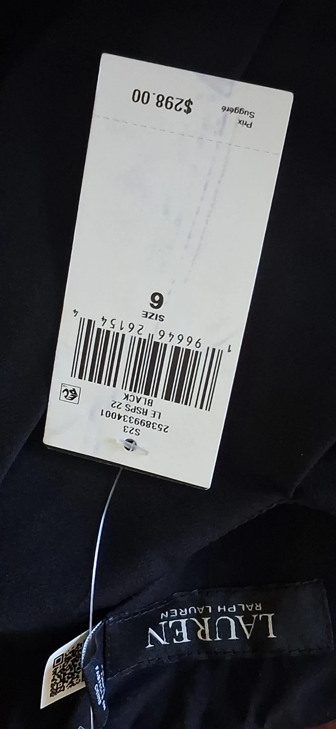 Lauren Ralph Lauren Black Dress Size 6 - photo 4