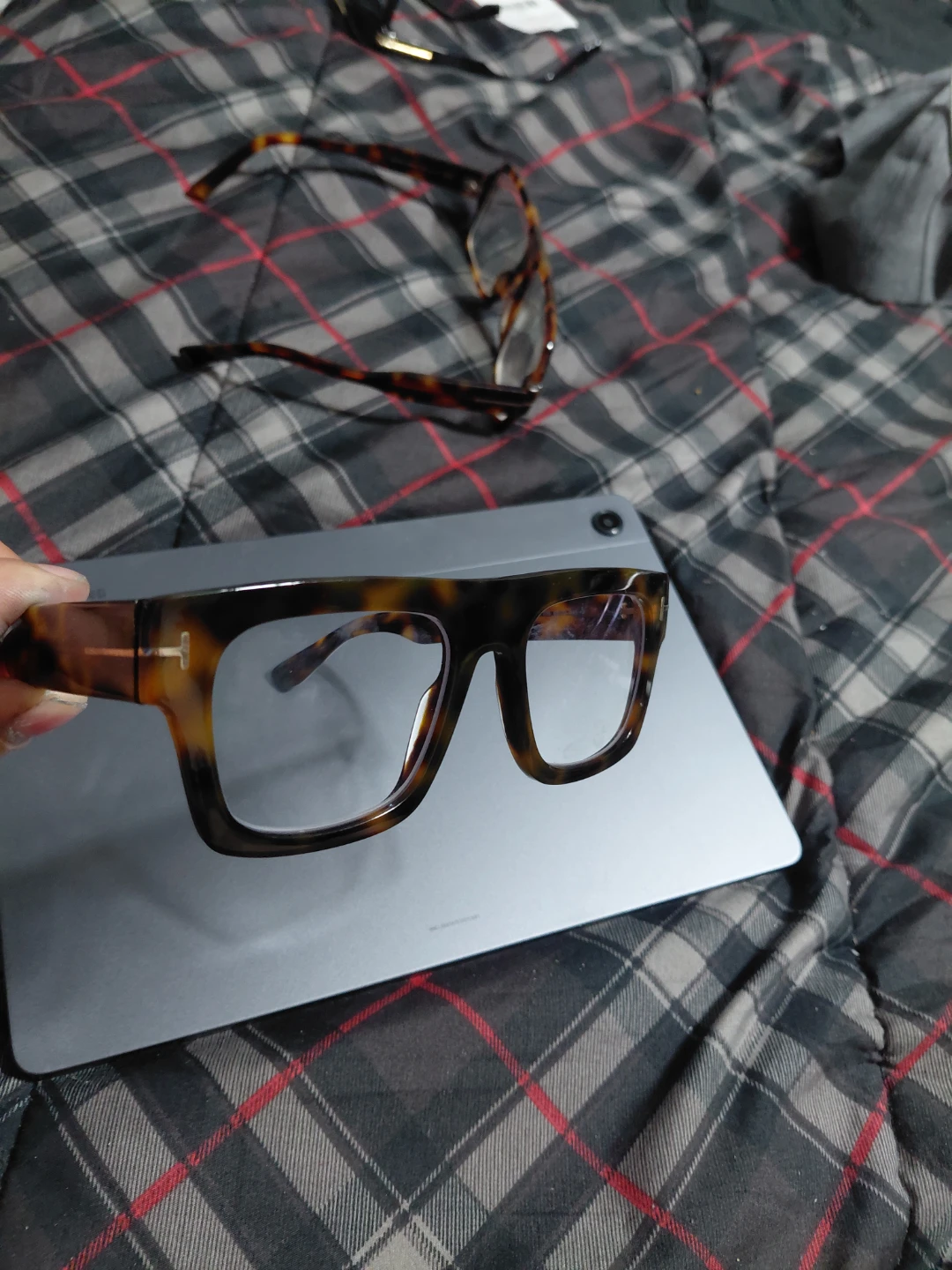 Tom Ford Tortoiseshell & Black Eyeglasses - photo 2