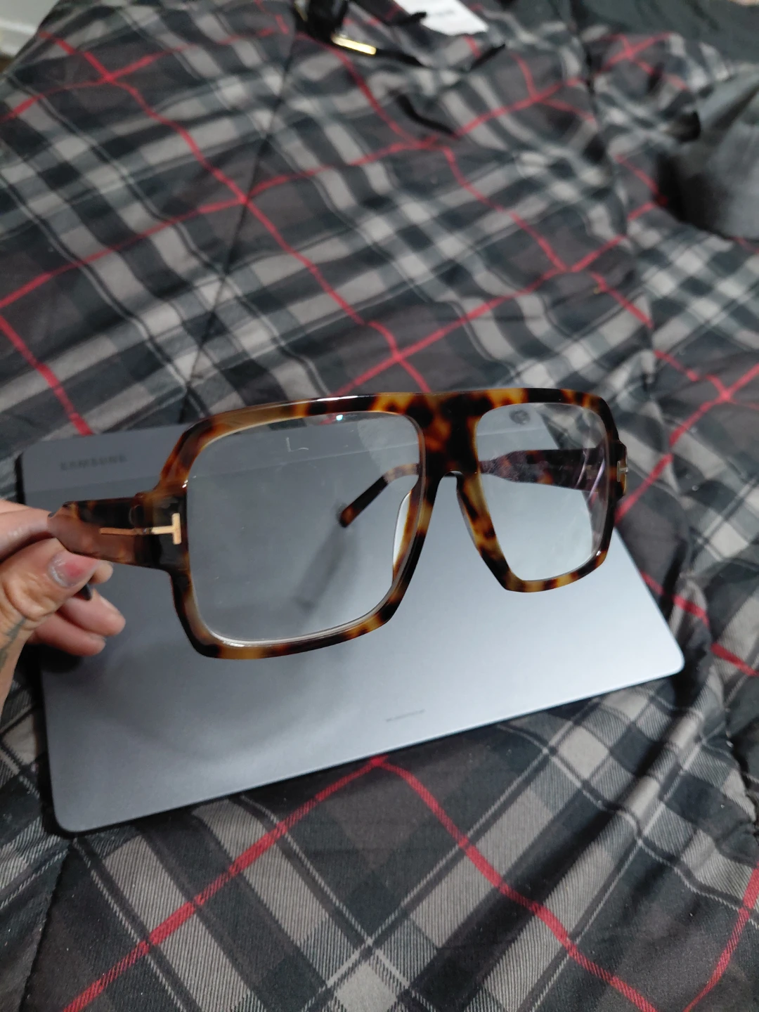 Tom Ford Tortoiseshell & Black Eyeglasses - photo 3