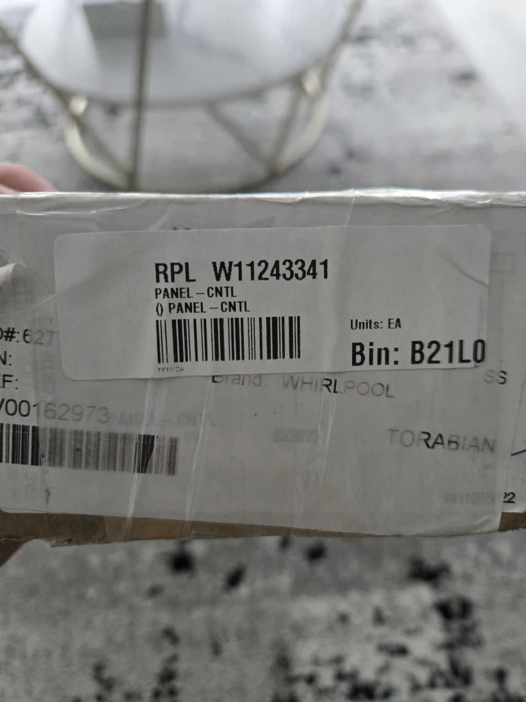Whirlpool Control Panel RPL W11243341 - photo 3