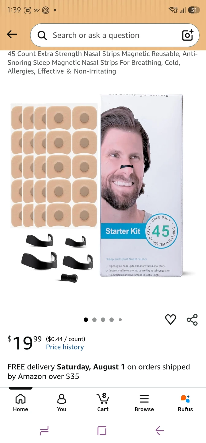 Sleep and Sport Nasal Dilator Starter Kit