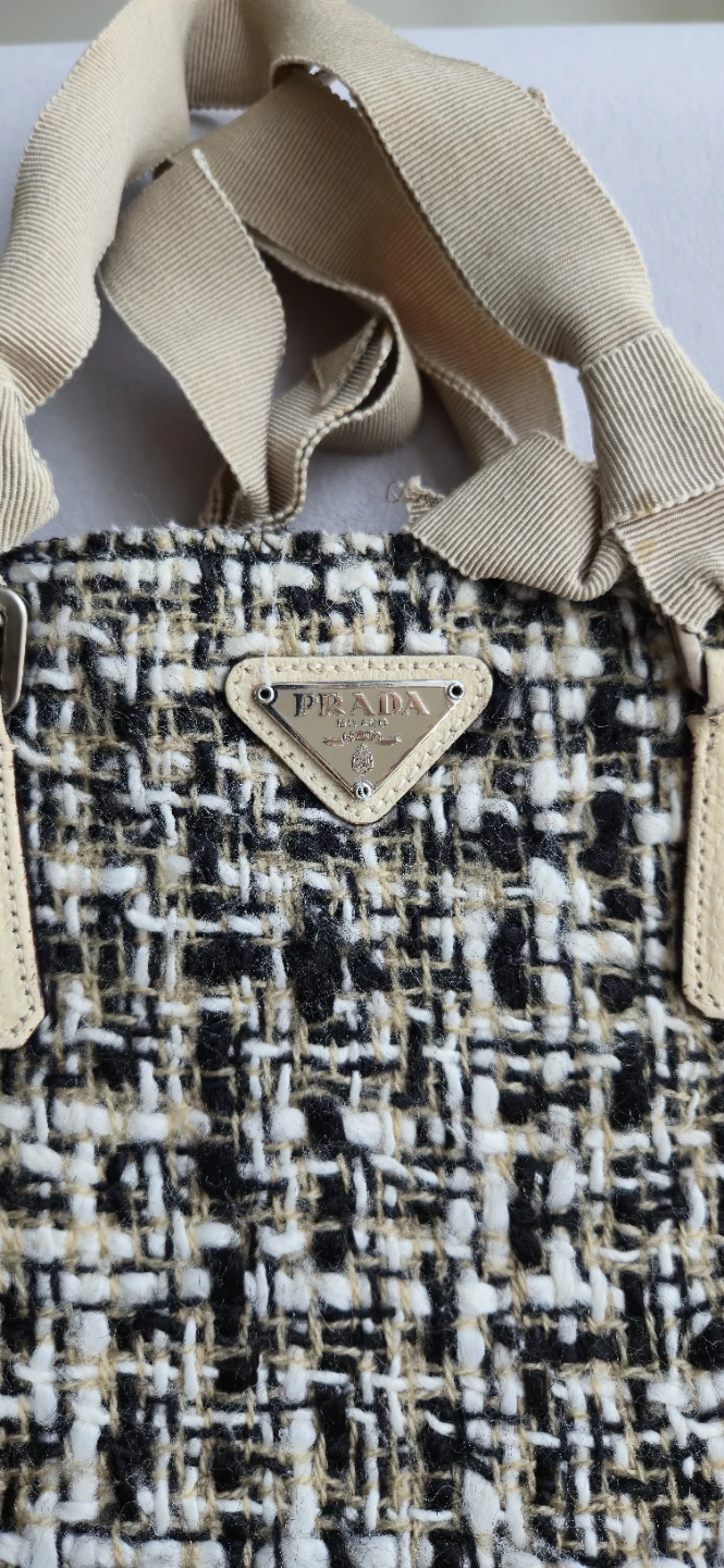 PRADA Tweed Bag - photo 2