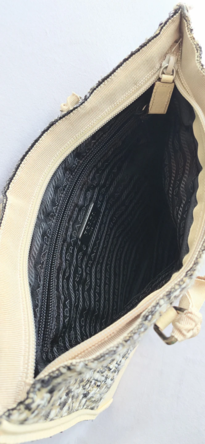 PRADA Tweed Bag - photo 3