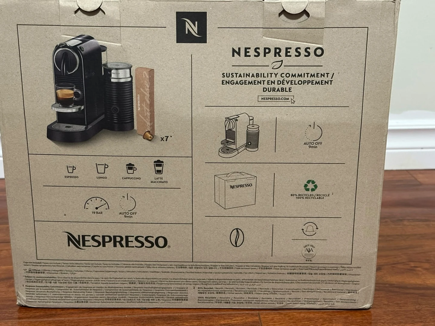 NEW Nespresso Citiz + Nespresso Aeroccino milk frother - photo 4