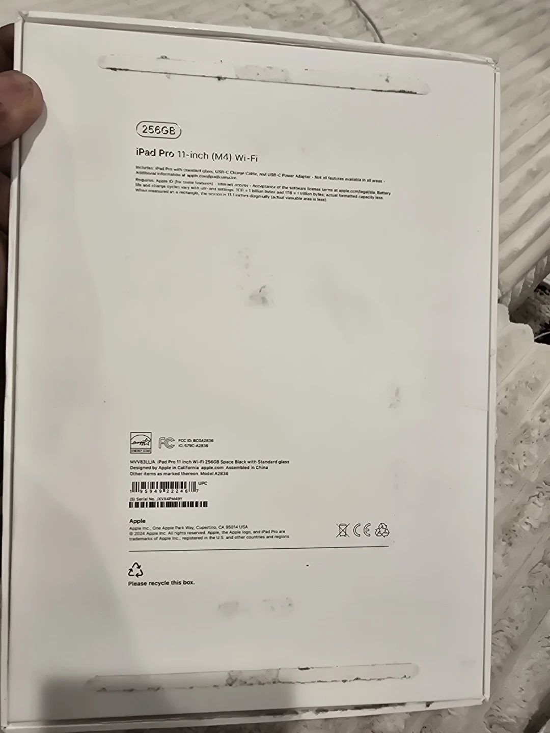 Apple iPad Pro 11-inch (M4) Wi-Fi 256GB Space Black