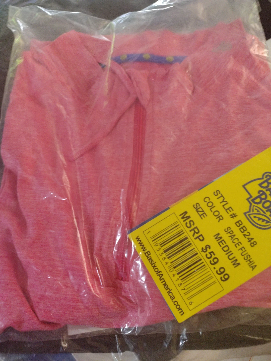 Banana Boat Ladies Rash Guard Space Fushiaqa Quarter Zip Top - photo 2