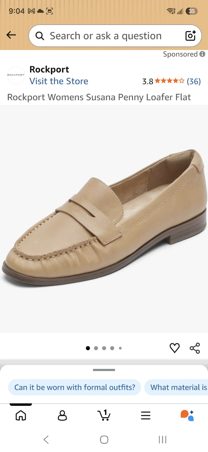 Rockport Susana Penny loafers flat - BLACK