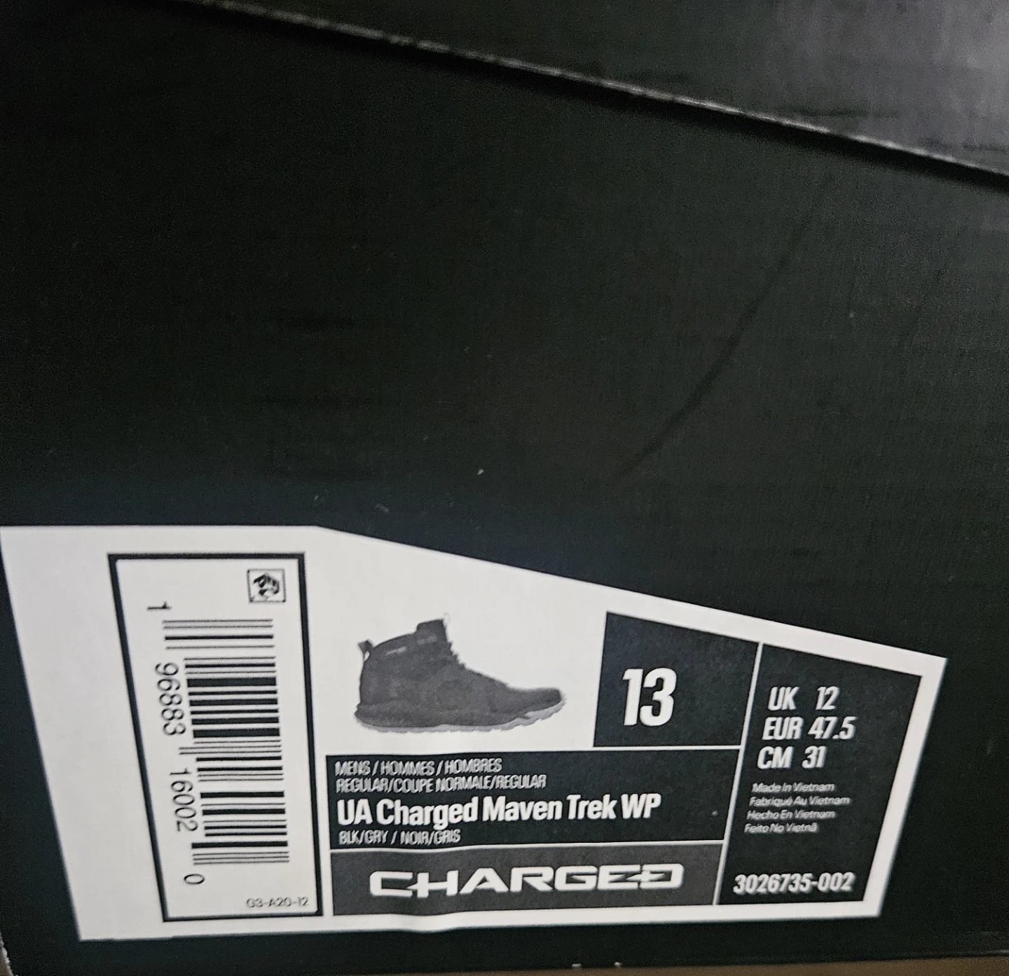 Under Armour Charged Maven Trek WP Hiking Boots - photo 2