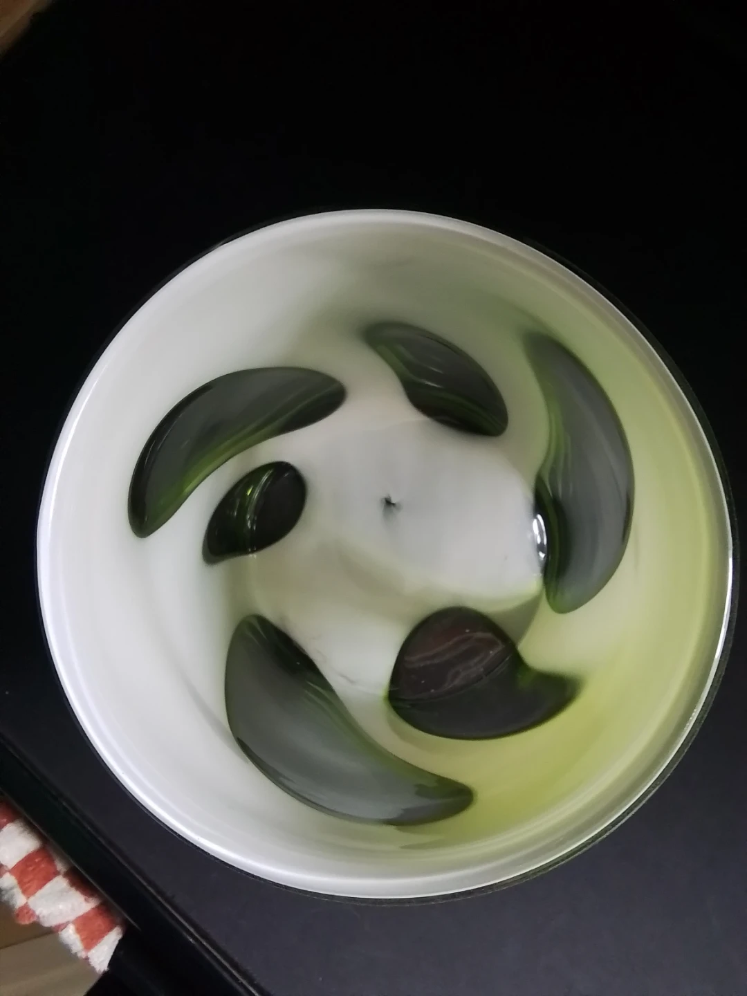 Leonardo Glass Vase Green White Germany - photo 4
