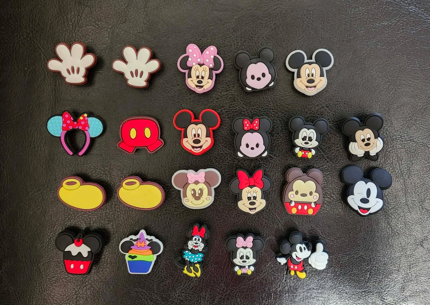 Disney Mickey & Minnie Croc Charms