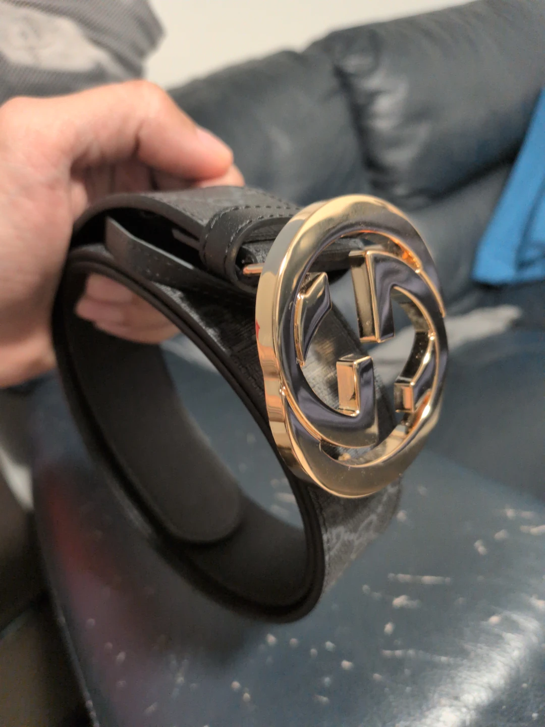Gucci Belt with GG Logo Buckle - photo 3