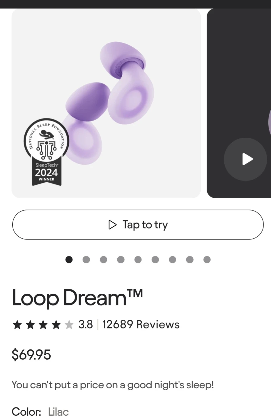 Loop Dream Earplugs - Lilac