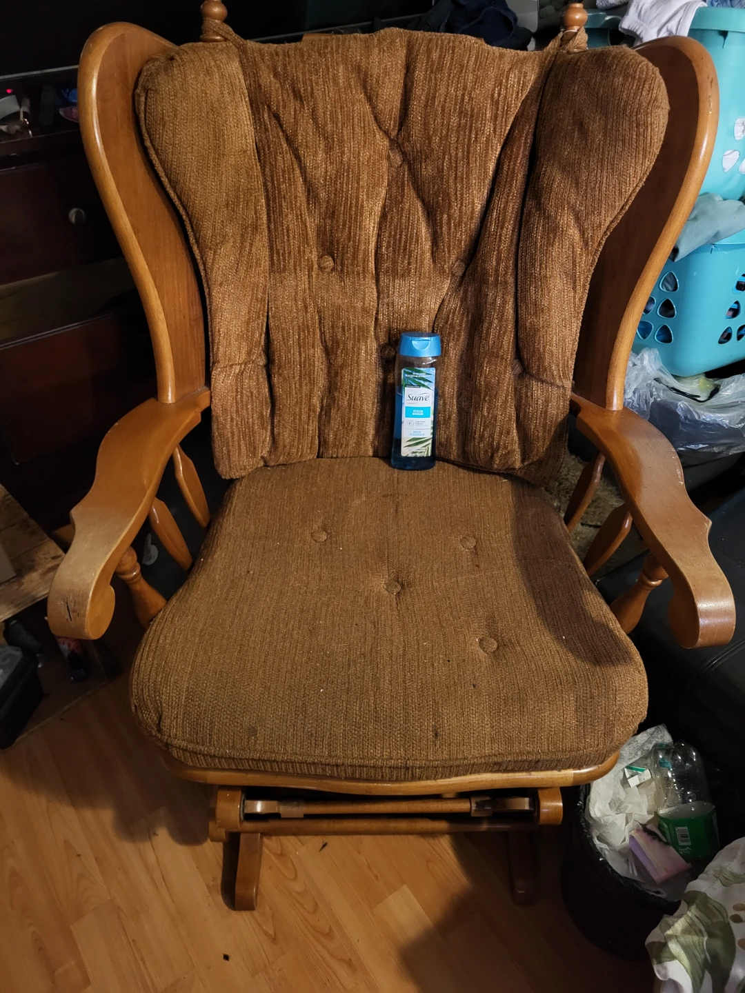 Brown Glider Rocking Chair