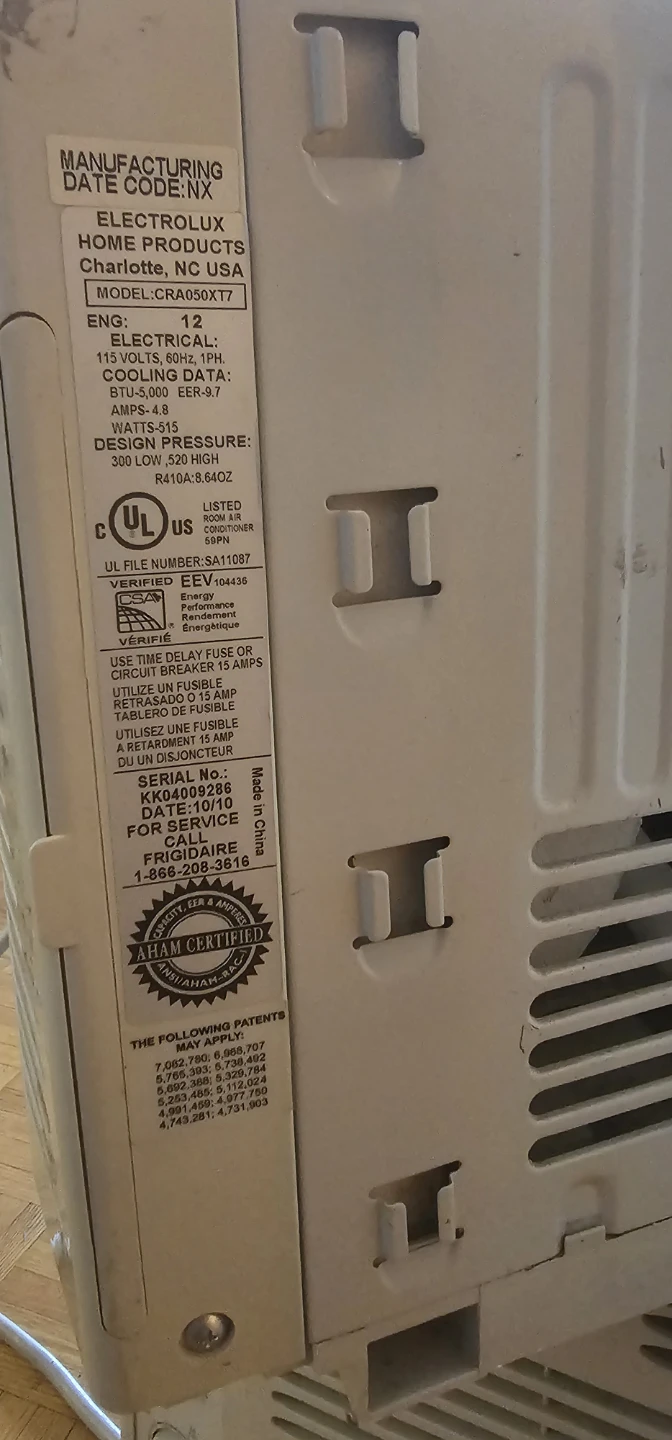 Two Frigidaire 5000 BTU Window Air Conditioners - photo 2