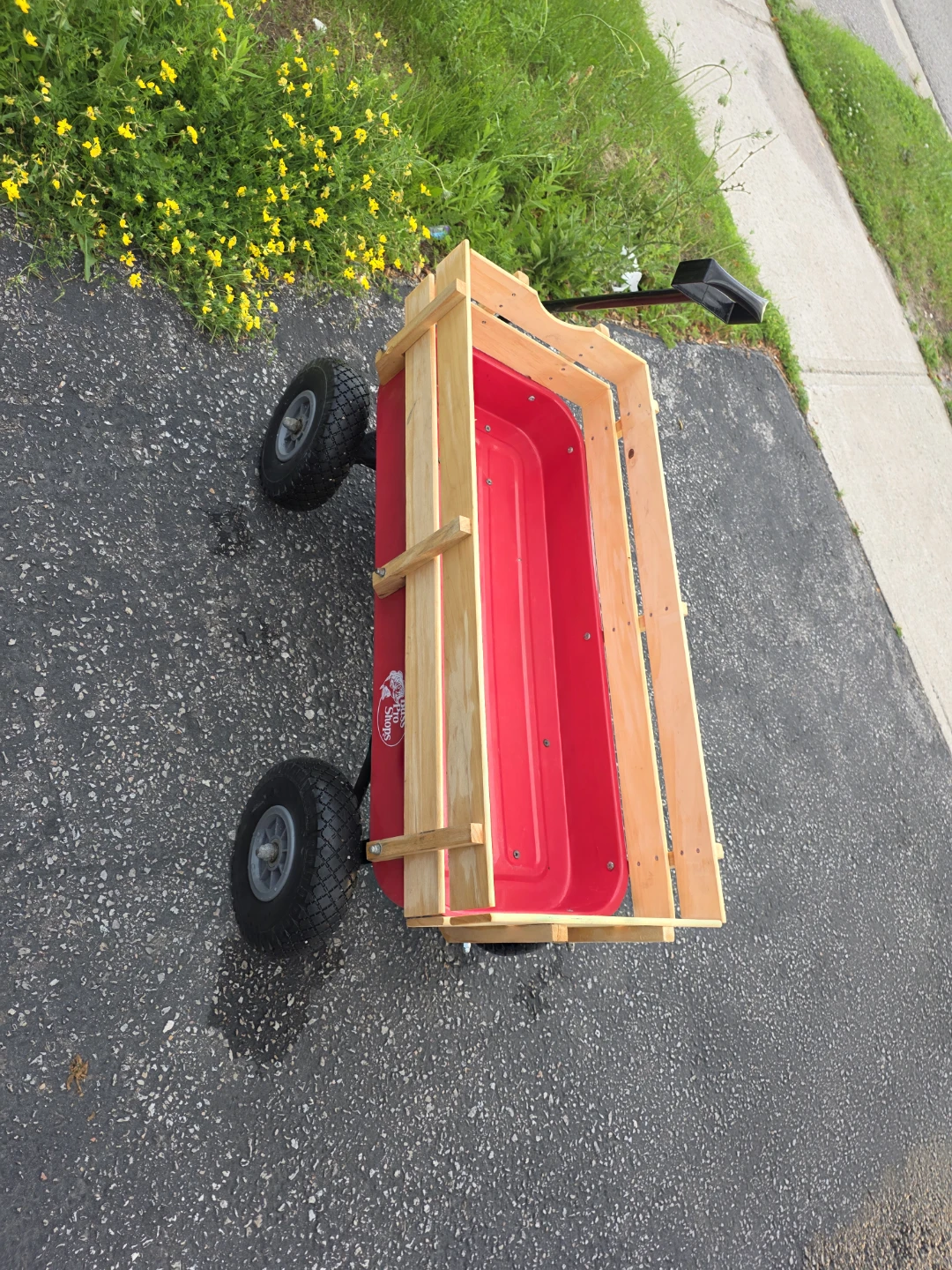 Bass Pro Shops Red Wagon with Wood Bed - photo 3