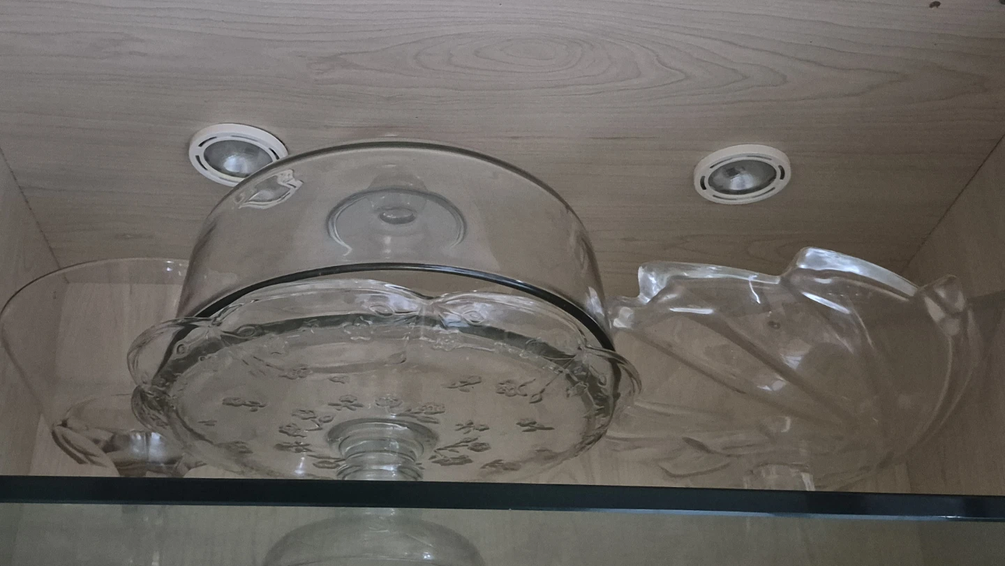 Glass Cake Stand with Dome