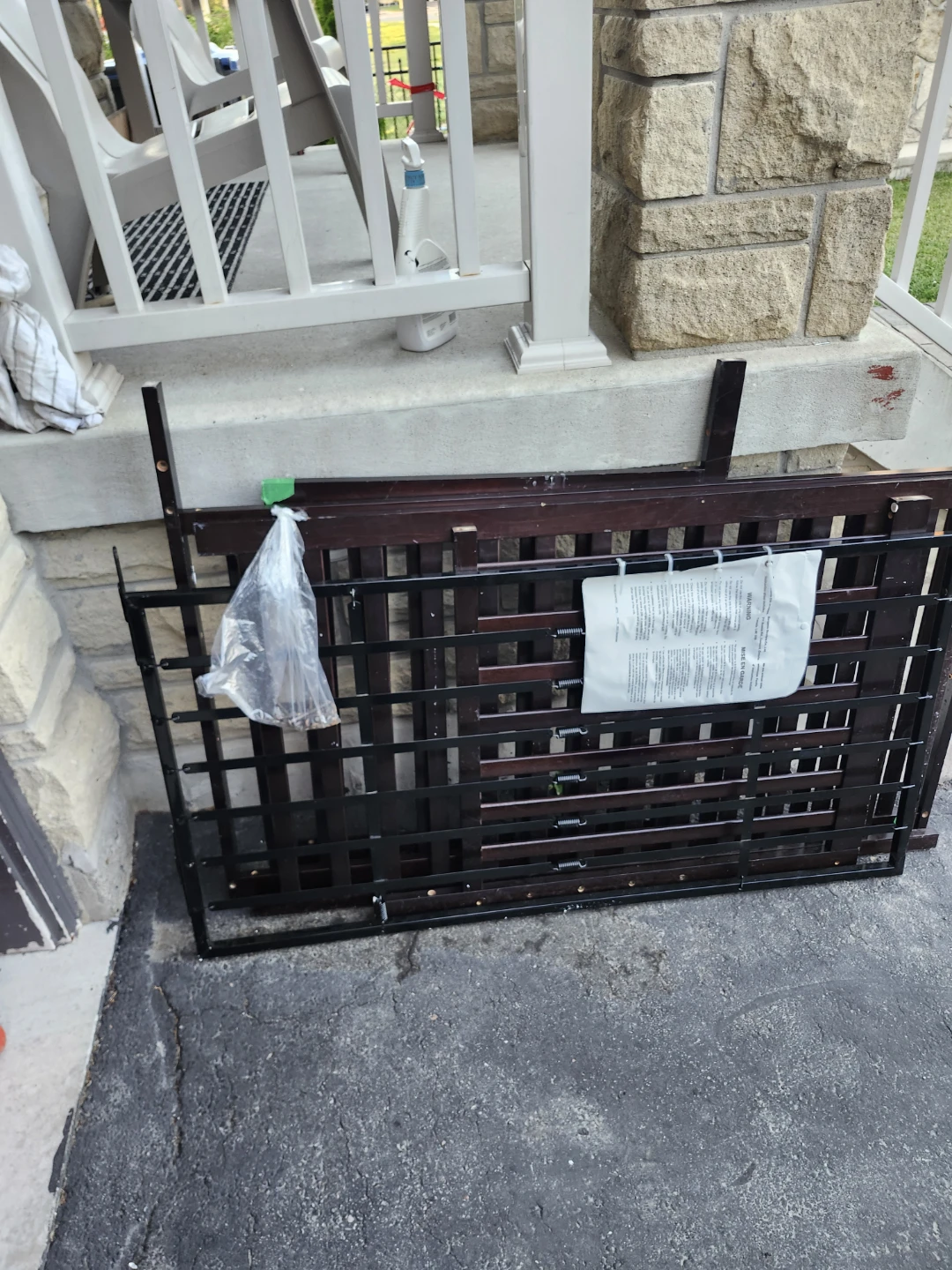 Dark Wood Baby crib