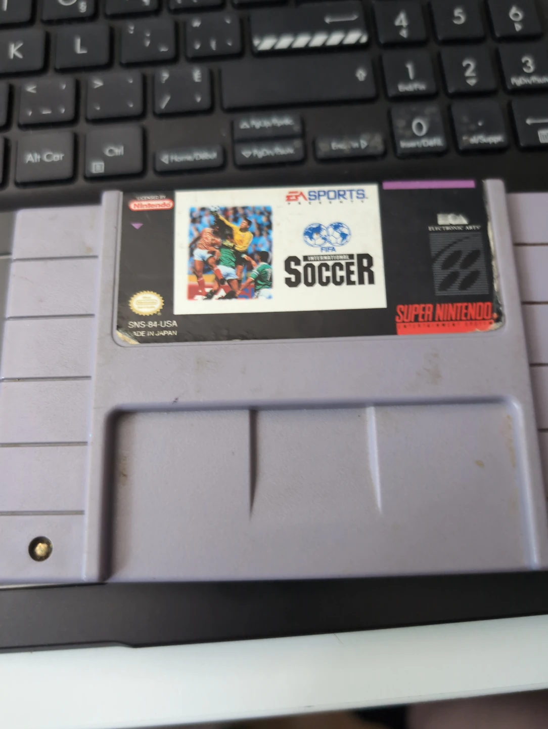 FIFA International Soccer SNES Game Cartridge