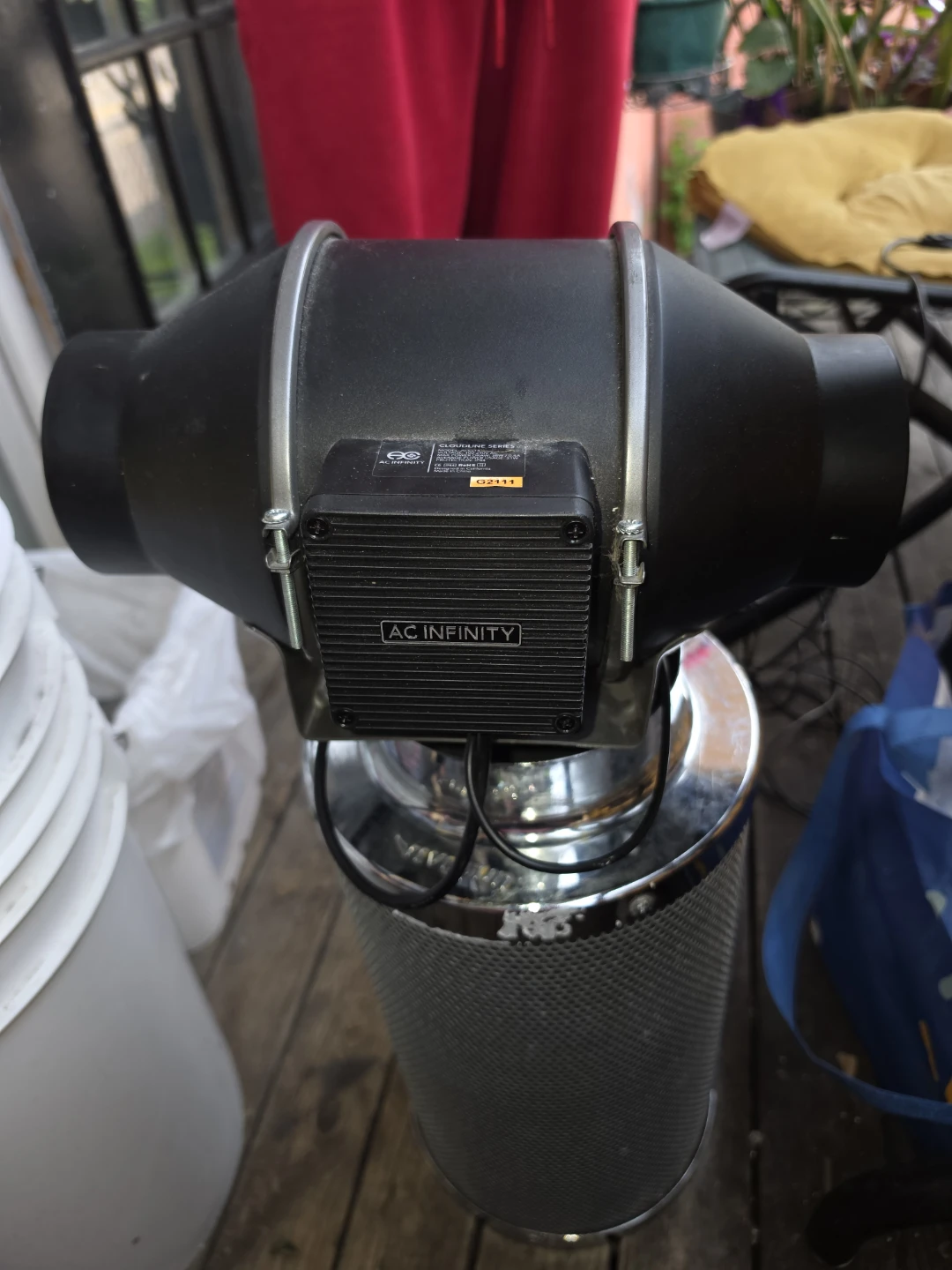 AC Infinity CLOUDLINE SERIES Fan and Carbon Filter