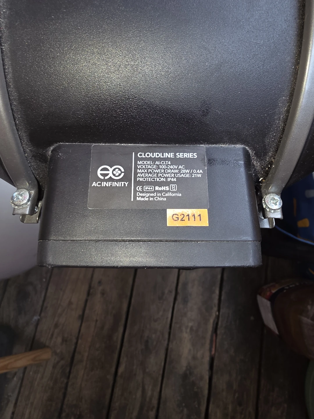 AC Infinity CLOUDLINE SERIES Fan and Carbon Filter - photo 3
