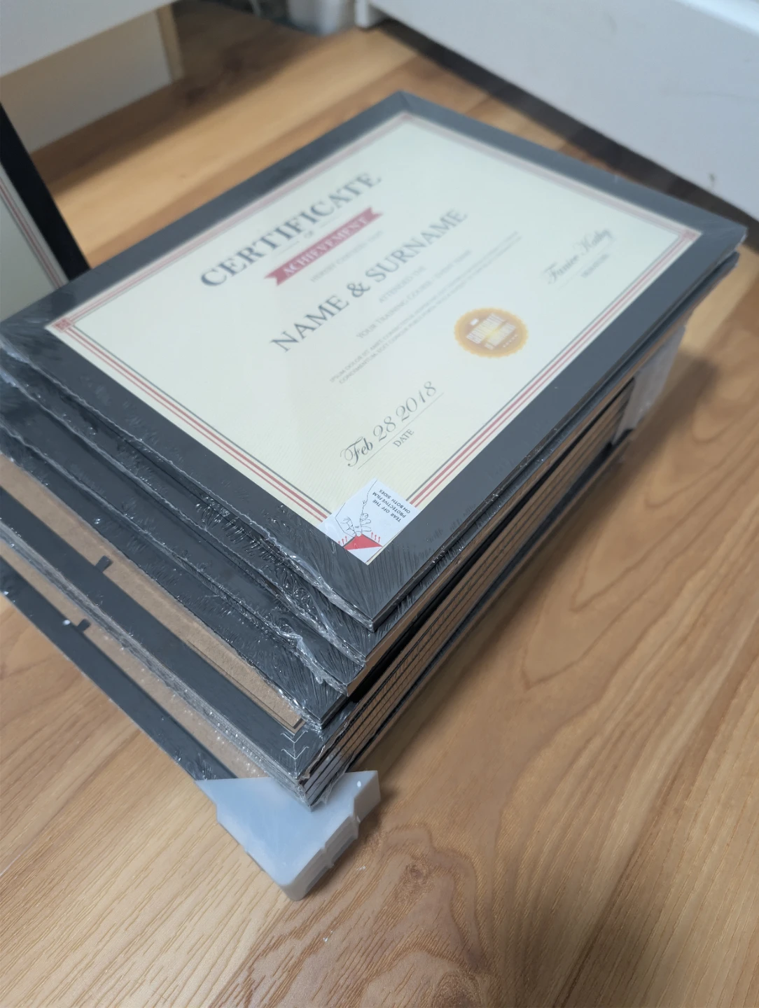 15 Black Certificate/Document Frames – Brand New - photo 2