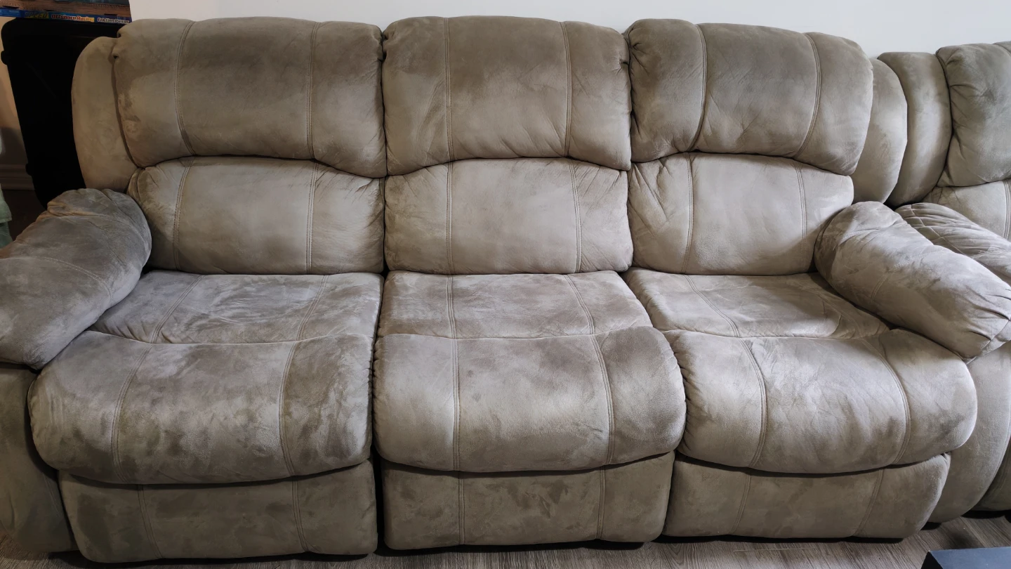 Reclining Sectional Sofa with Cup Holders - photo 5