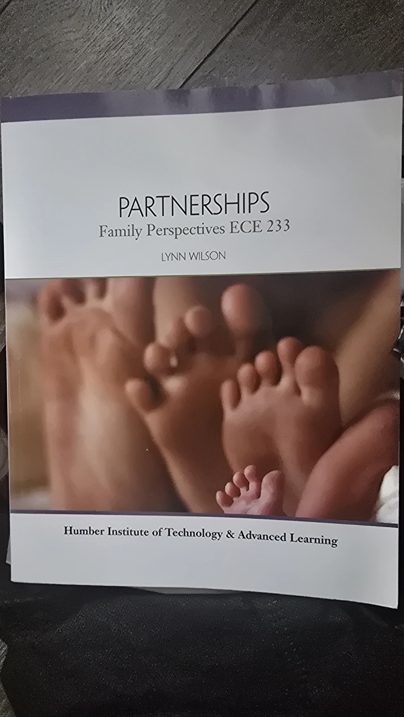 Partnerships: Family Perspectives ECE 233 Textbook