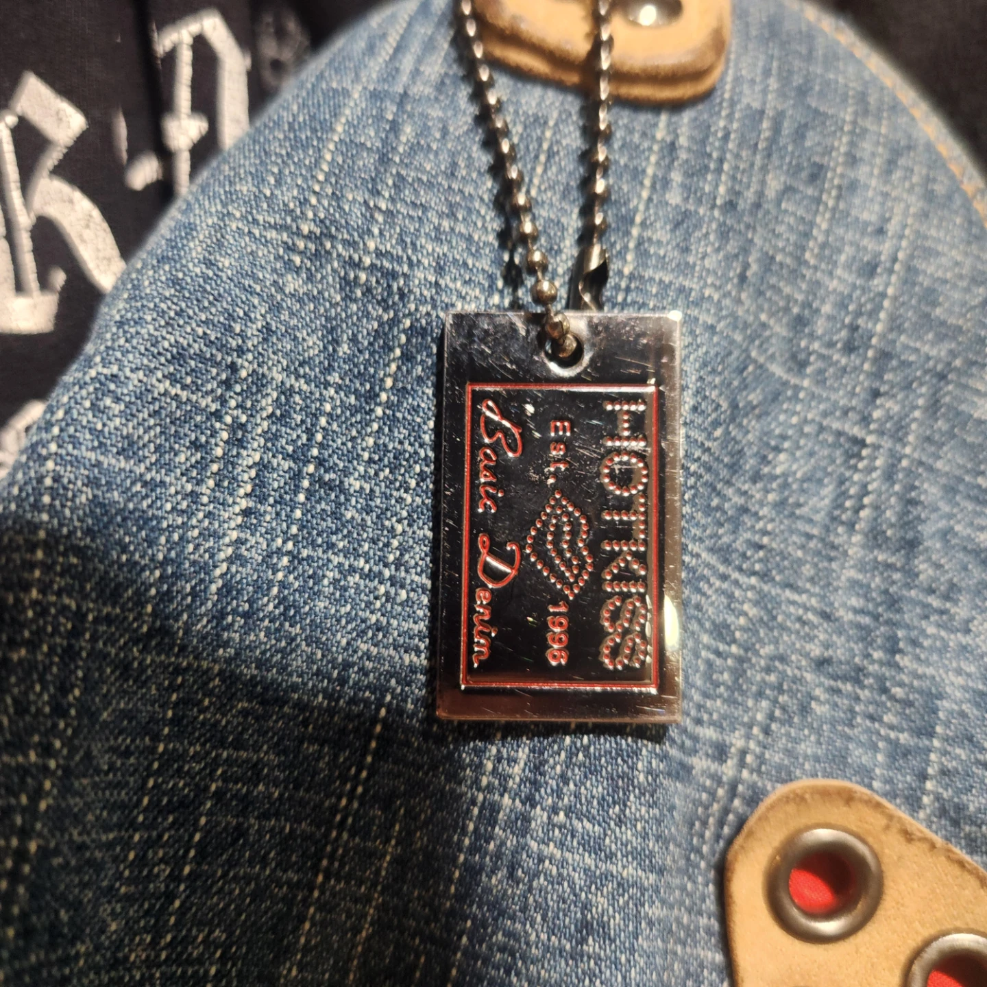 Y2K🦋 Hot Kiss Denim Shoulder Bag - photo 4