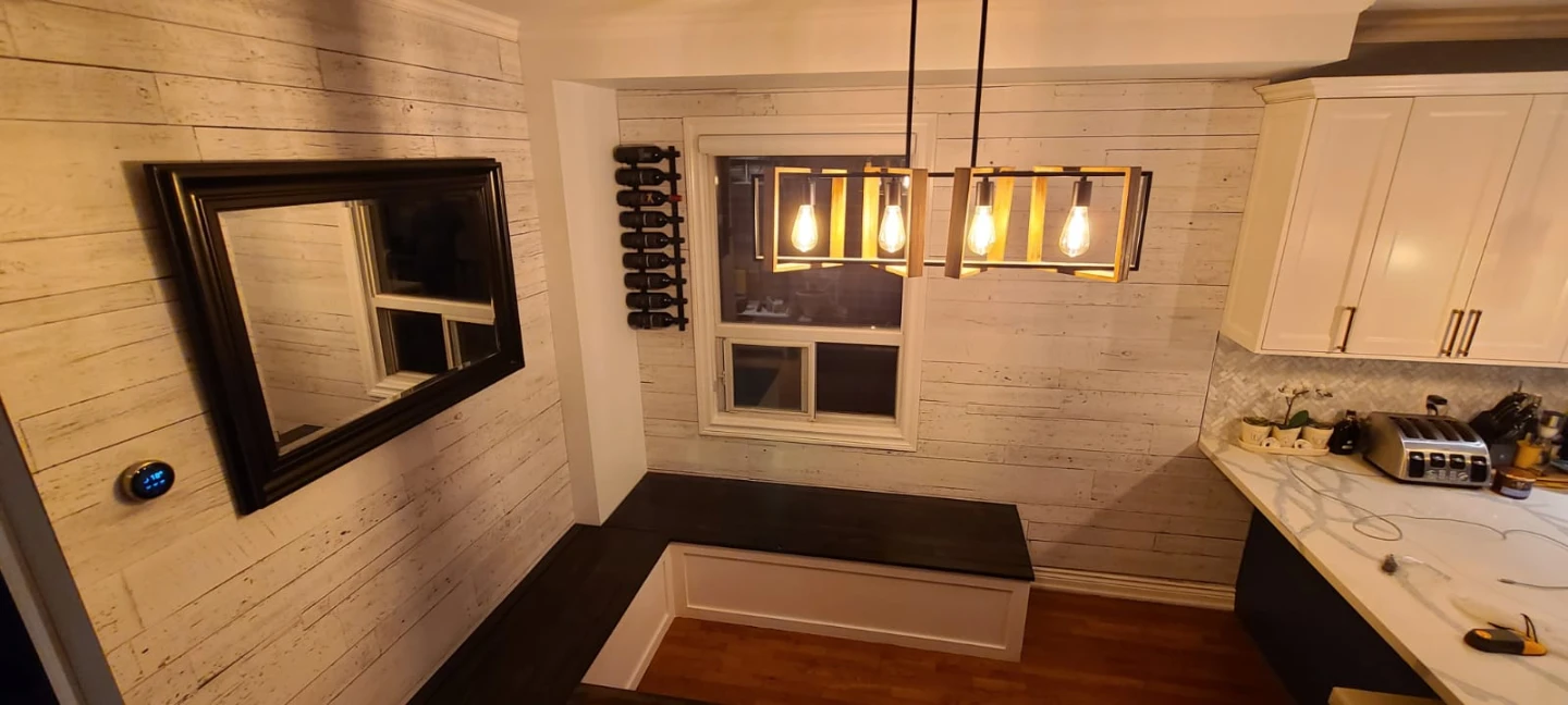 Rustic Wood and Metal Chandelier - photo 2