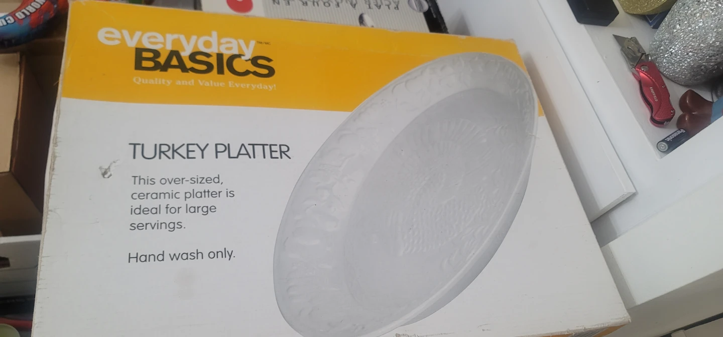 Everyday Basics Turkey Platter