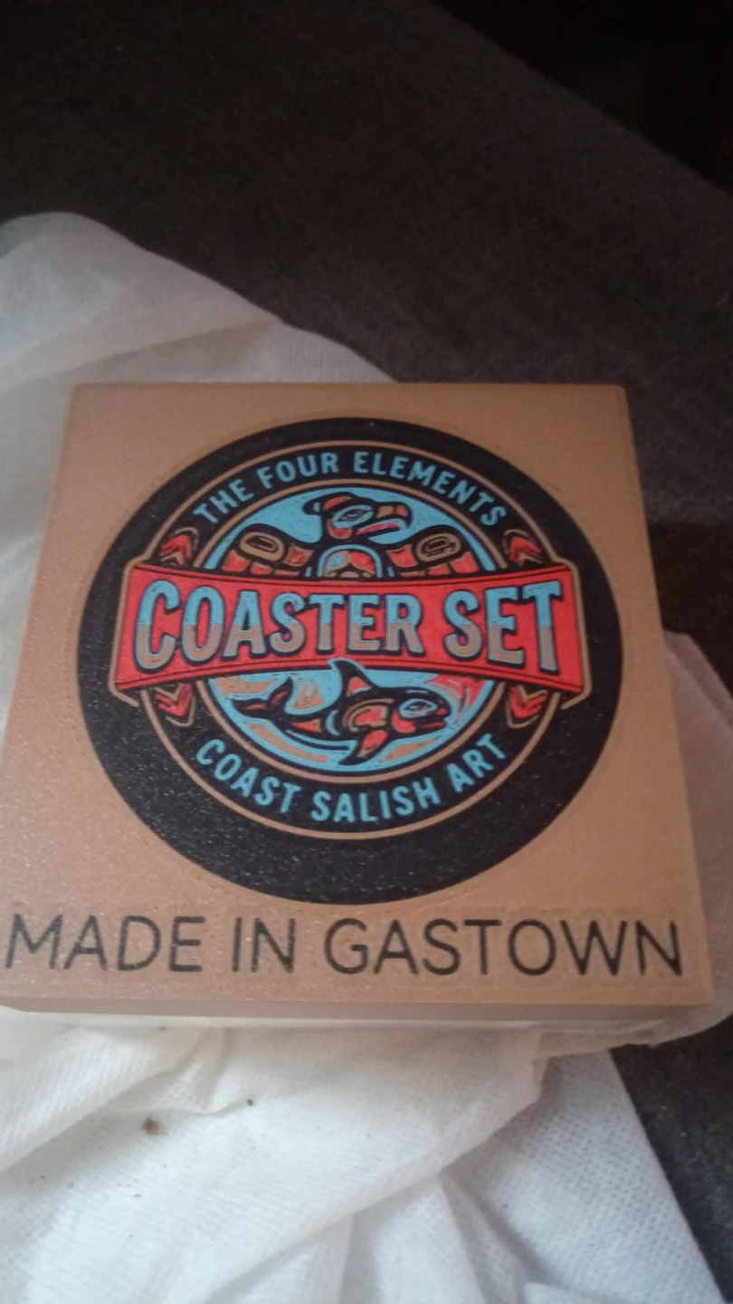 Coaster Set - Coast Salish Art - Made in Gastown - photo 4