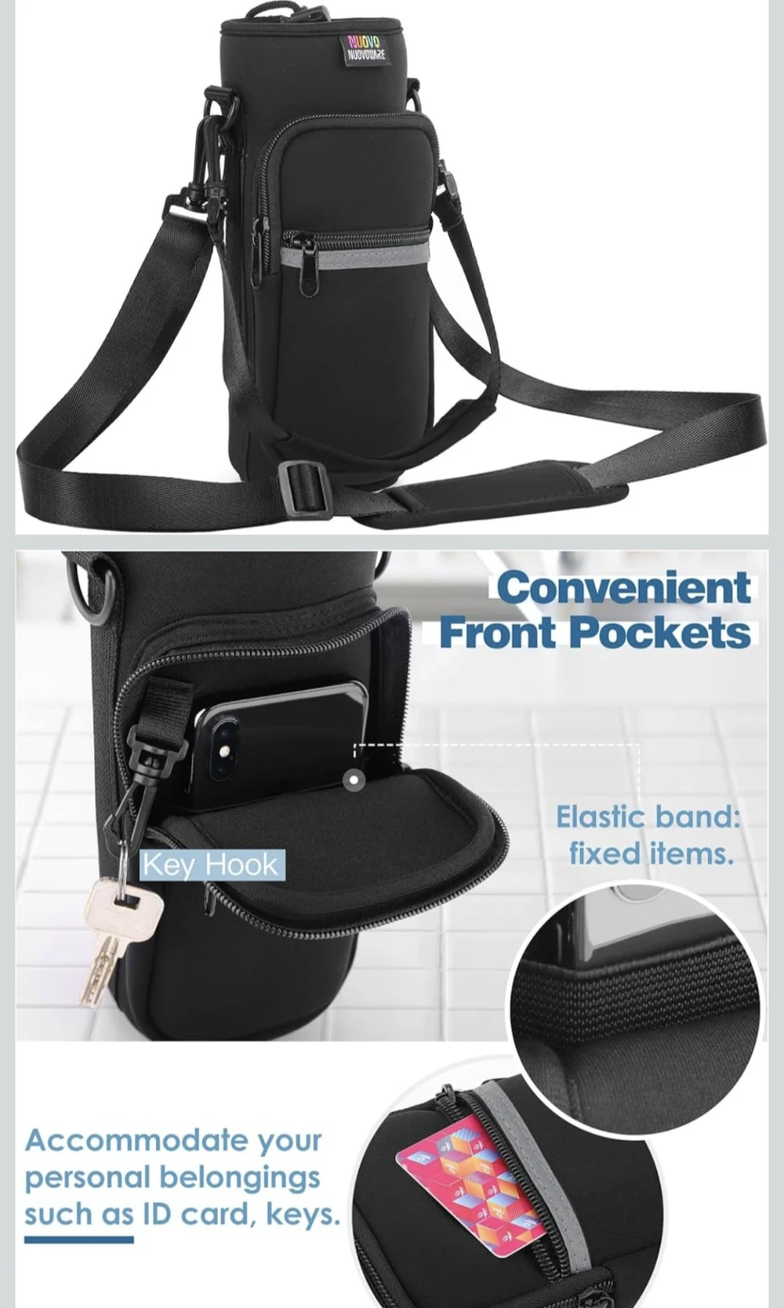 Water bottle carrier bag