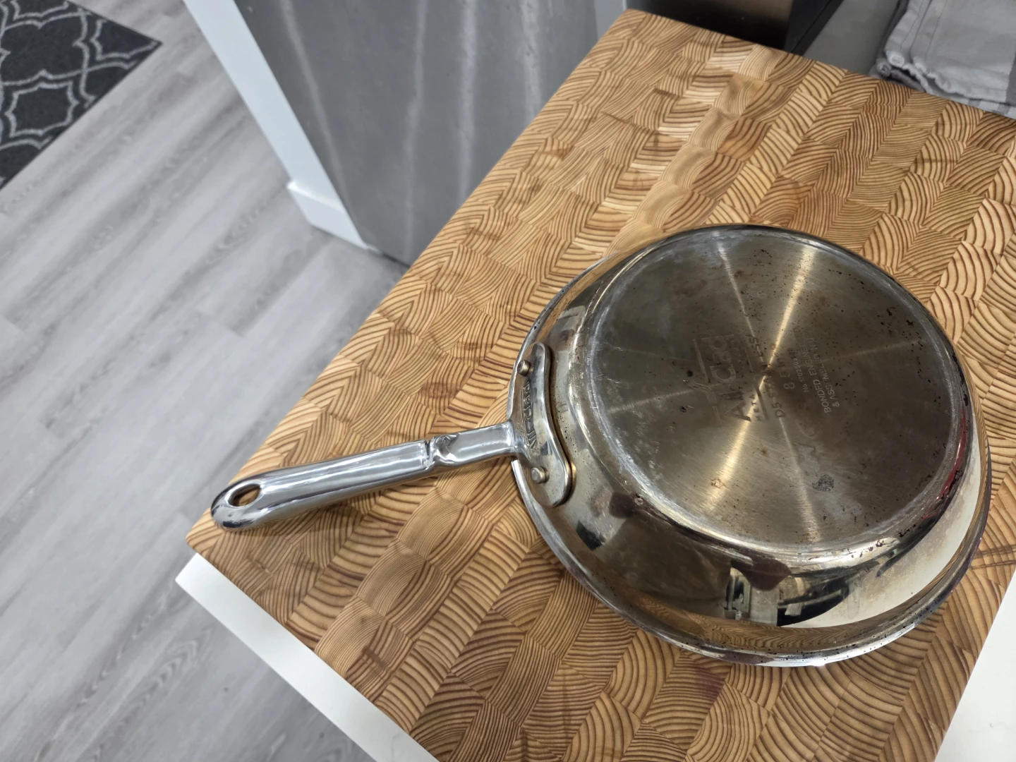 All-Clad Stainless Steel Fry Pan 8 inch 5 ply - photo 2