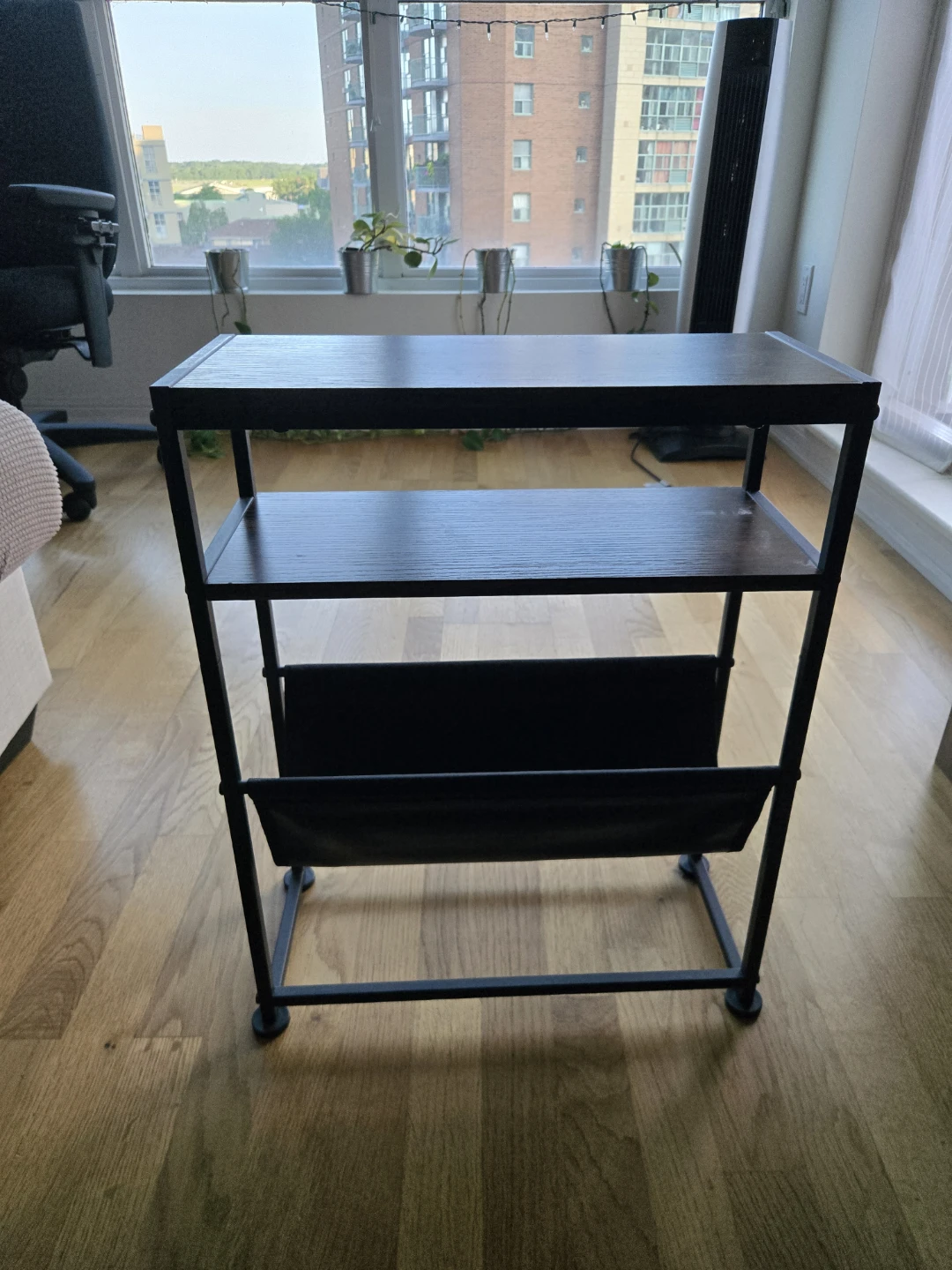 3-Tier Side Table with Magazine Holder - photo 2