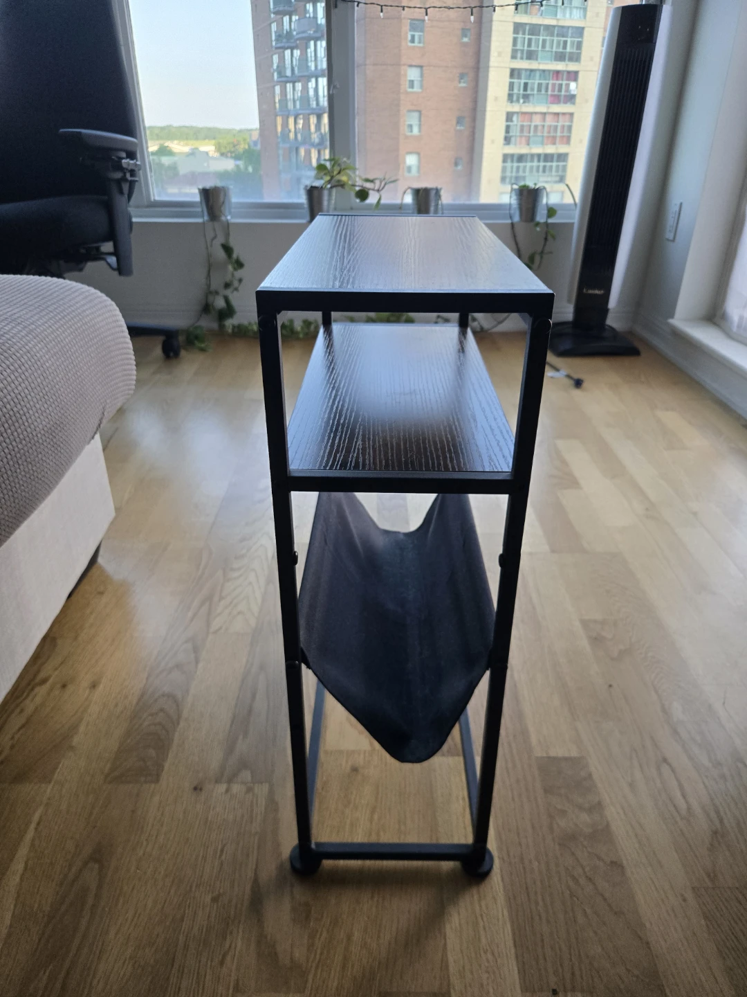3-Tier Side Table with Magazine Holder - photo 3