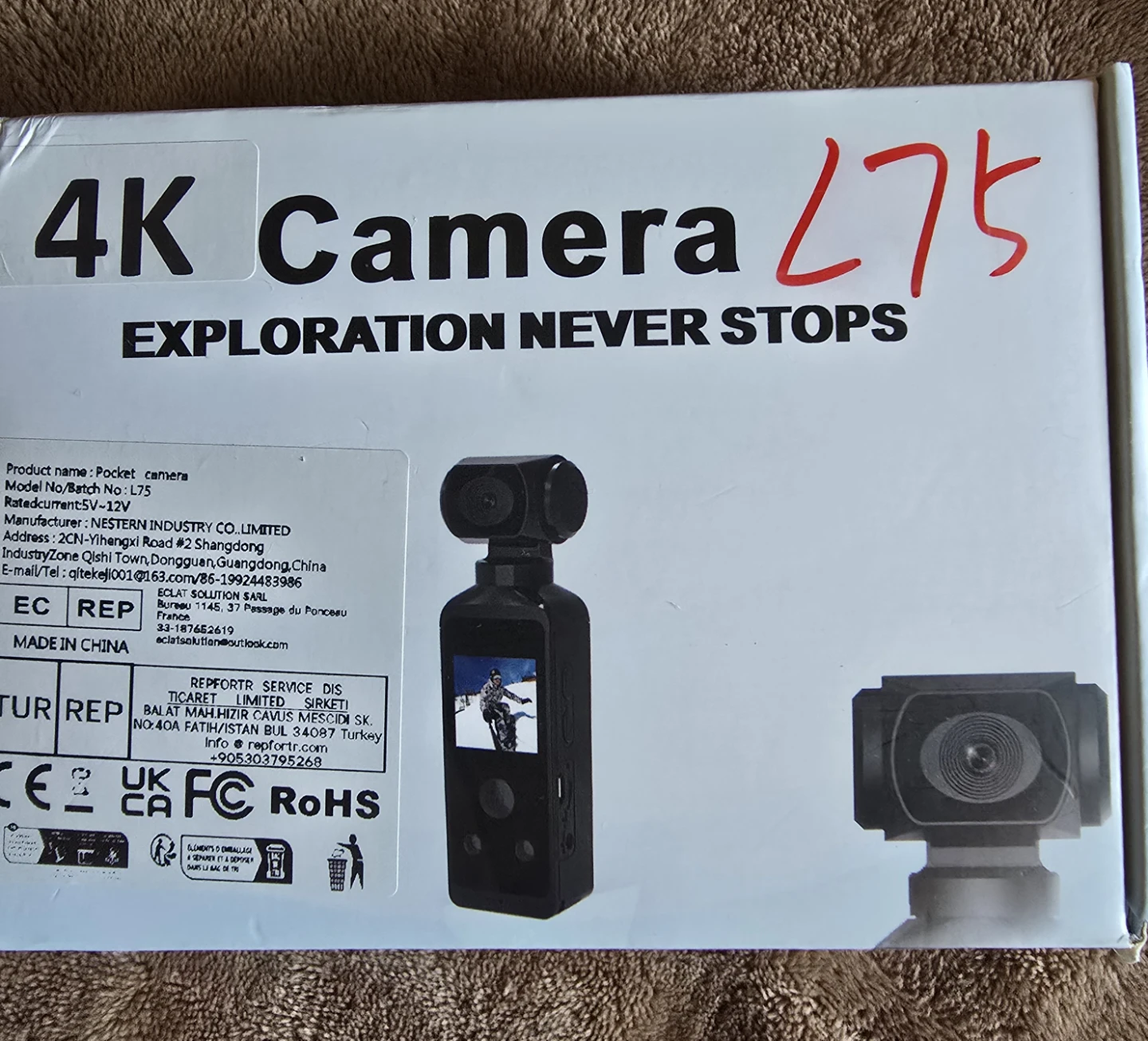 4K Camera with WiFi
