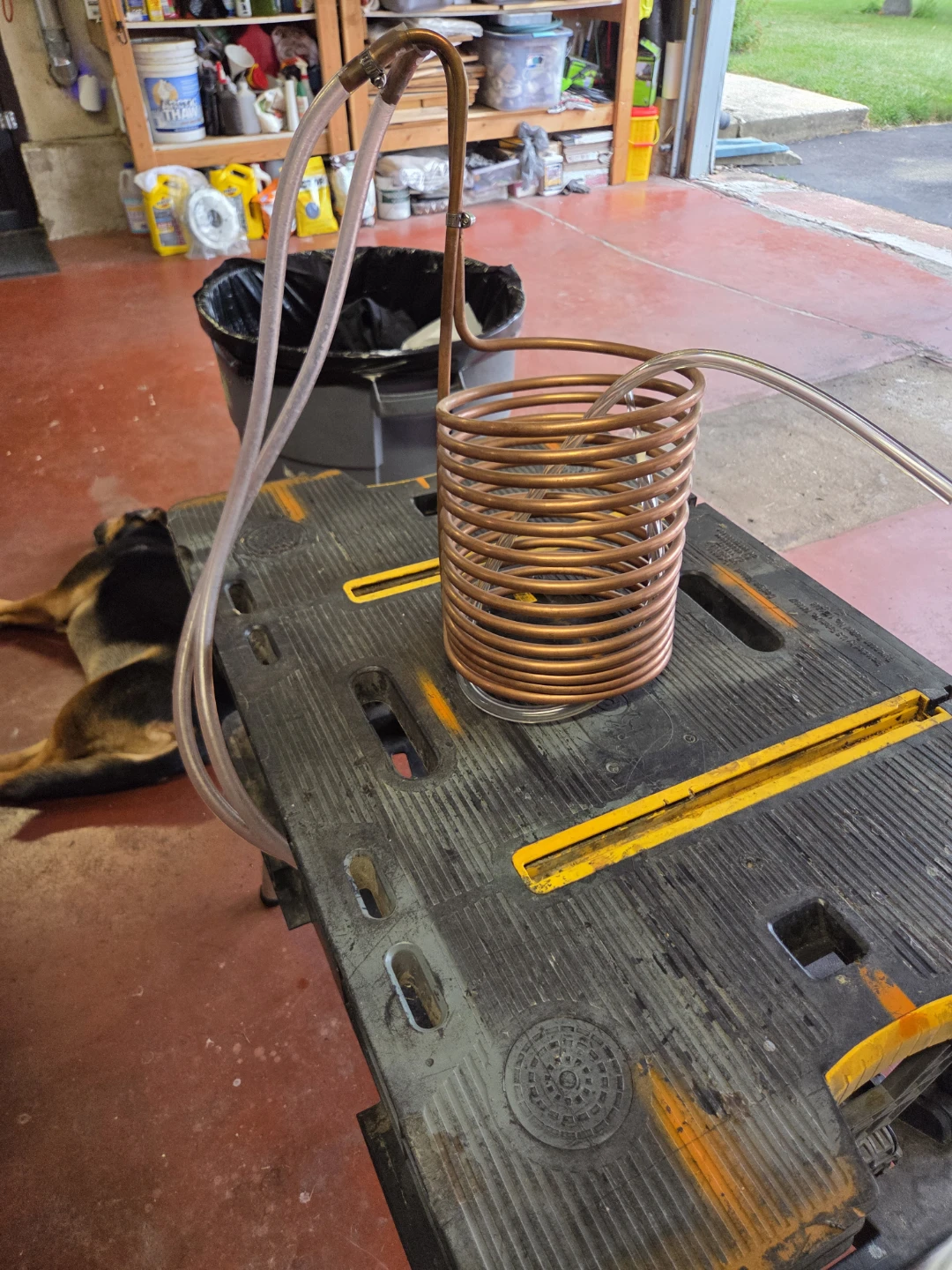 Copper Coil Condenser with Tubing