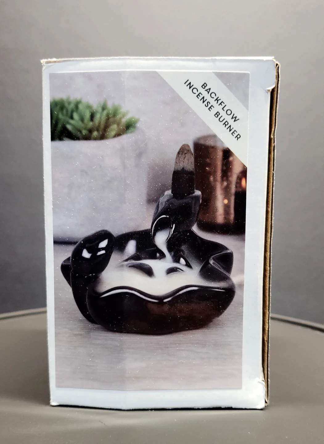 New. Ceramic Incense Backflow Burner