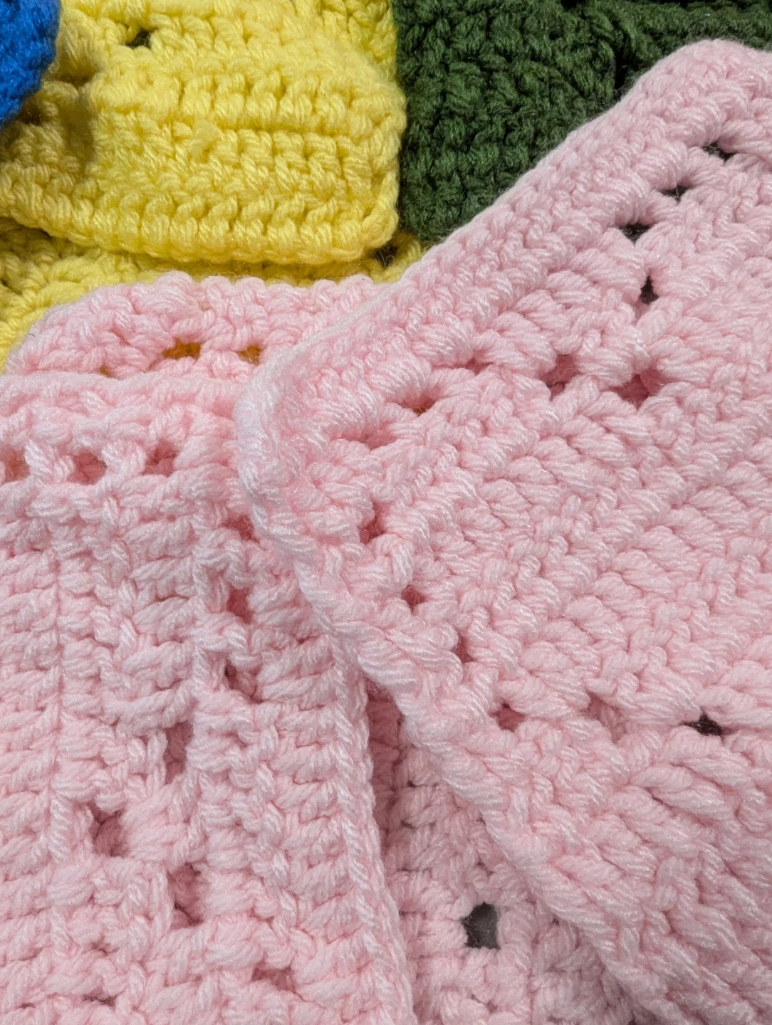 Set of 5 Crochet Coasters - Assorted Colours - photo 5