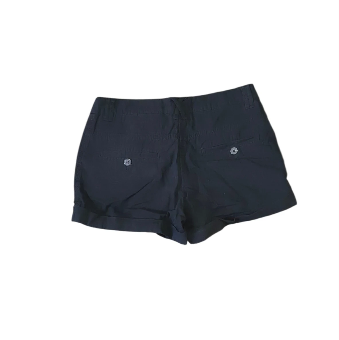 H&M Black Cotton Shorts Size 6 - photo 2