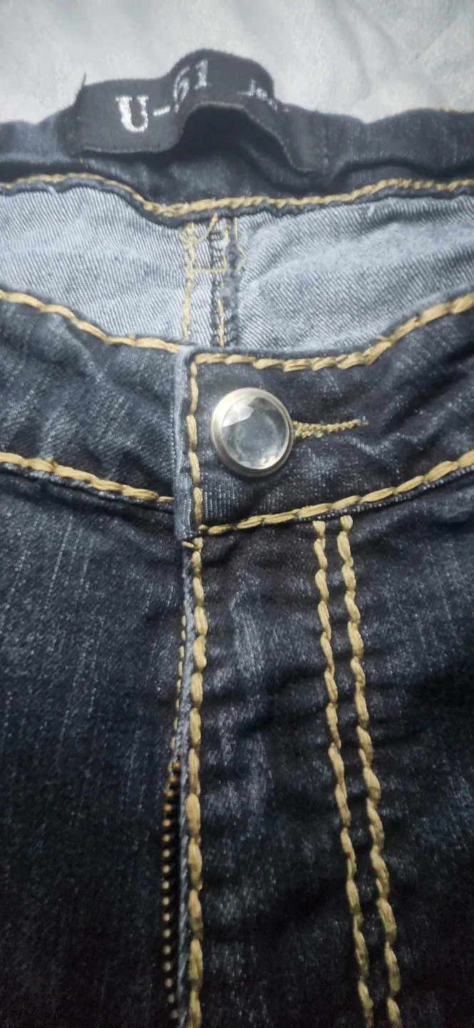 U-51 Jeans Women's Dark Wash Denim with Star Pocket Detail - photo 2
