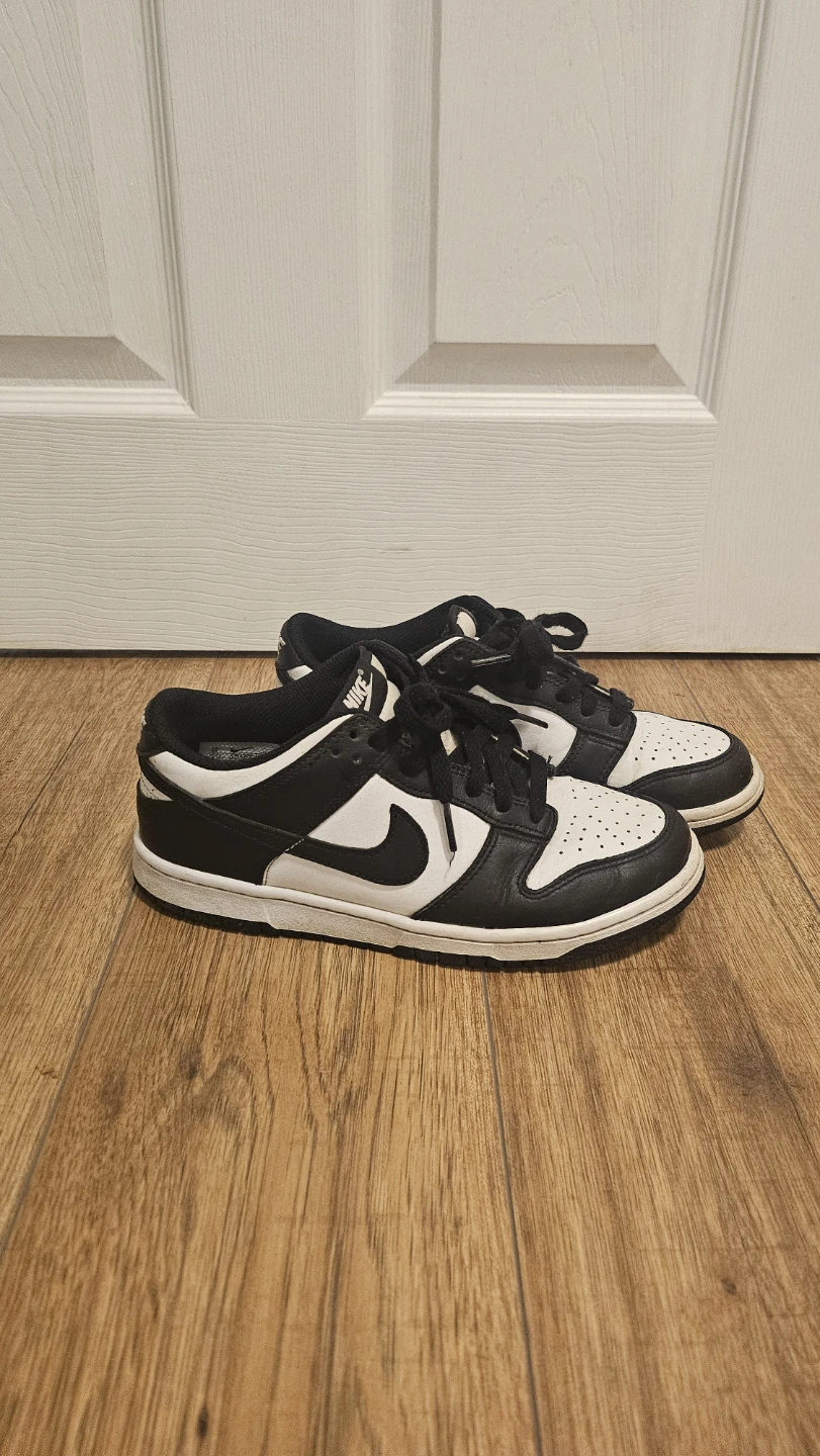 Nike Dunk Low White Black Sneakers - photo 2
